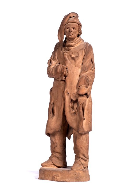 Pierre-adrien Graillon (1807-1872) (attributed To) - Ragged Terracotta Figures-photo-3