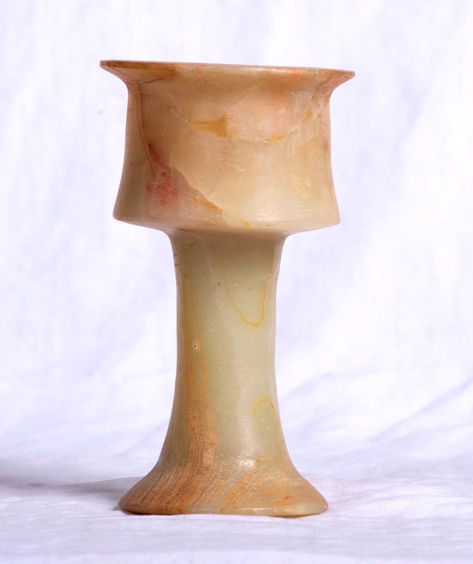 Bactria, End Of The Third Millennium Bc - Chalice In Alabaster-photo-3