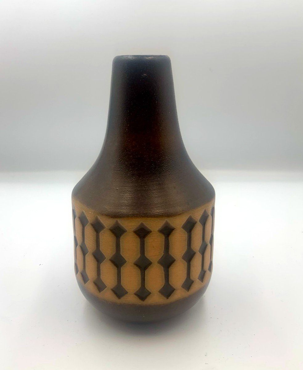 Vase à Col Rétréci En Céramique émaillée - Jasba - C. 1950 / 1960 