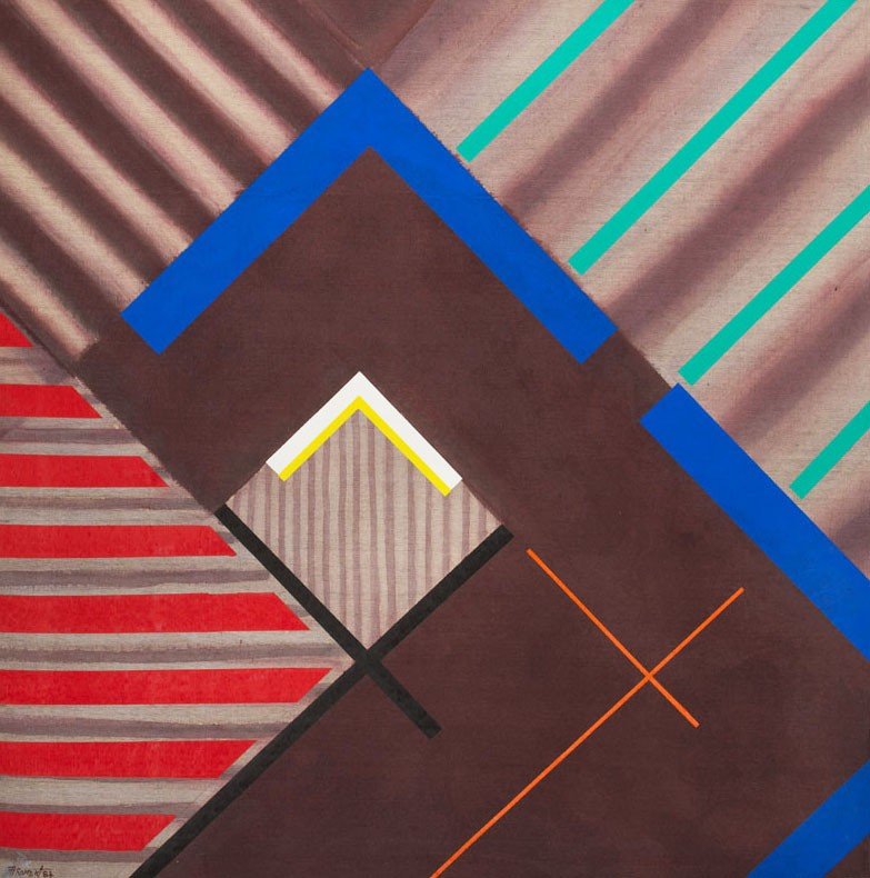 Joël Froment - Abstract Canvas - 1984