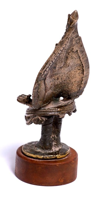 Inde Du Sud Kerala 18ème Siècle / 19ème Siècle - Danseur De Theyyam - Statuette En Bronze-photo-2