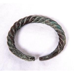 Africa, Early 20th Century - Bronze Twisted Bracelet