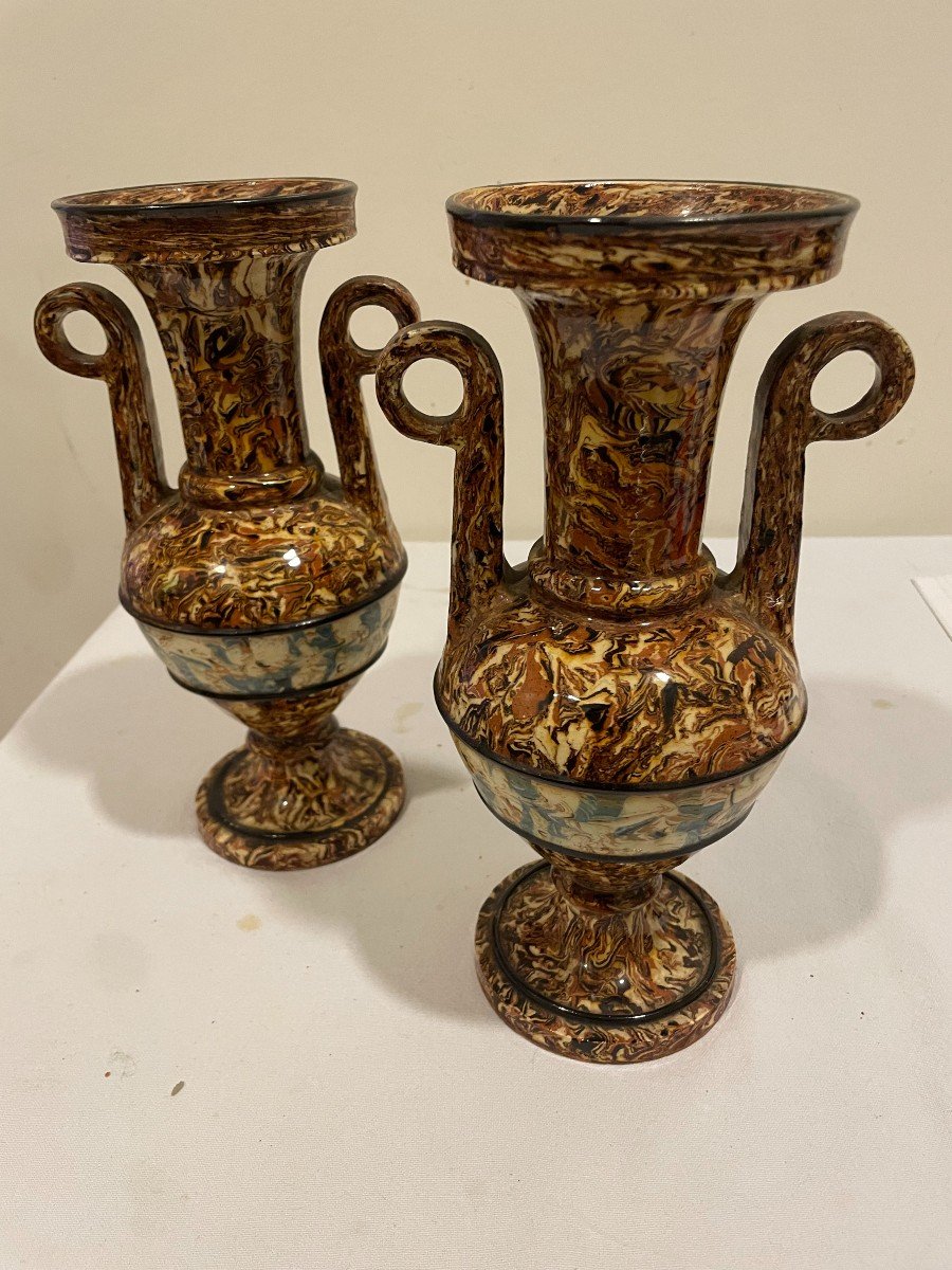 Paire  De Vases Pichon Uzes-photo-3