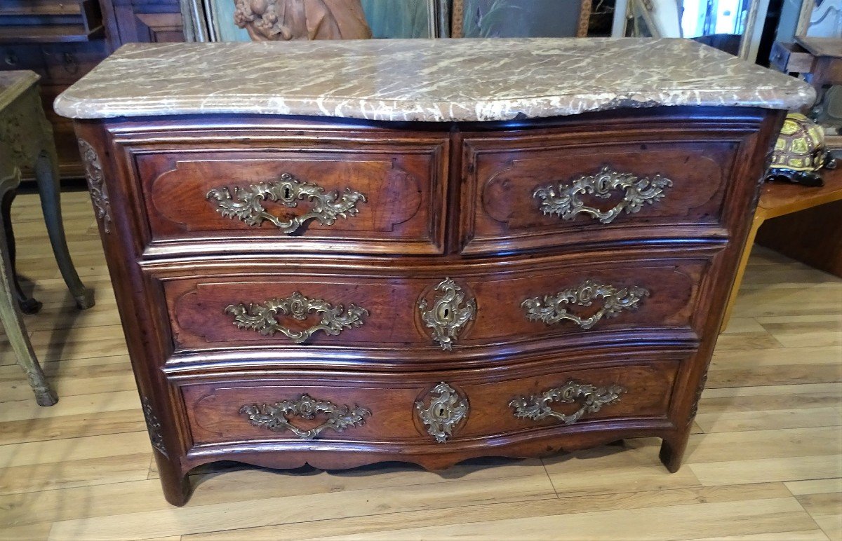 Mahogany Commode Regency Period Early Eighteenth Century-photo-5