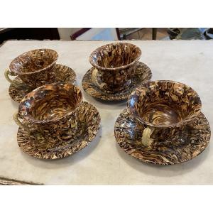 Four Mixed Earth Cups From Apt