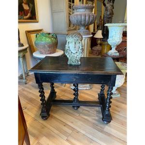 Table  Louis XIII En Bois Norci