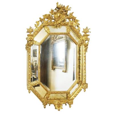 A Large Napoleon III Mirror