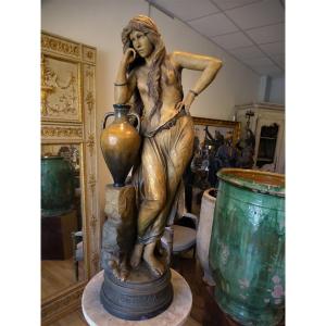 Statue Terre Cuite  Orientaliste  Goldscheider 