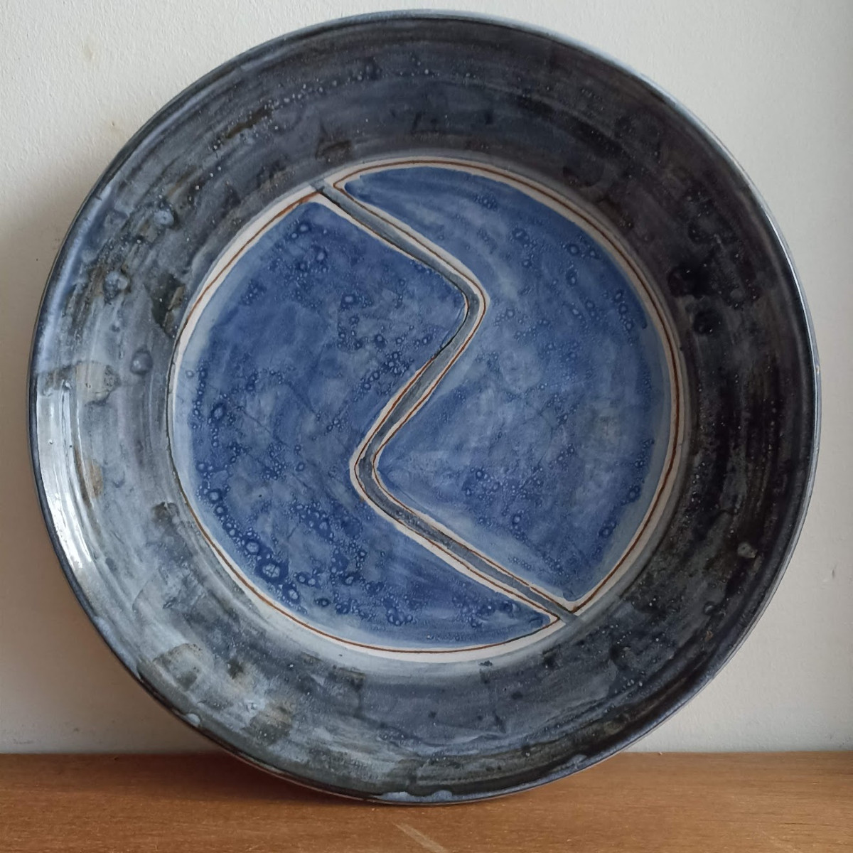 Large Ceramic Dish By Robert Auguste And Gyn Gausserand 