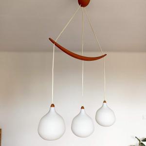 Chandelier By Uno And Osten Kristiansson For Luxus 