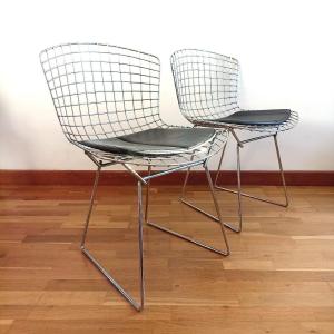 Paire De Chaises Harry Bertoia /knoll