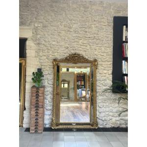 Miroir Ancien à Parecloses 166cm/101,5cm Trumeau 
