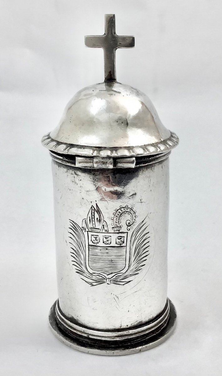 Chrismatory , Paris 1667, Sterling Silver, étienne Lemasson