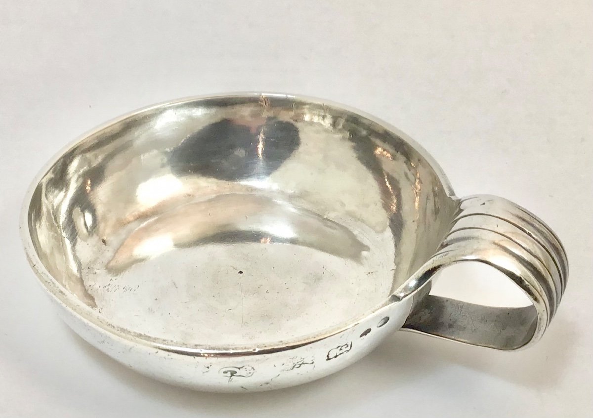 Winetasting Cup, Tours 1754, Sterling Silver-photo-4