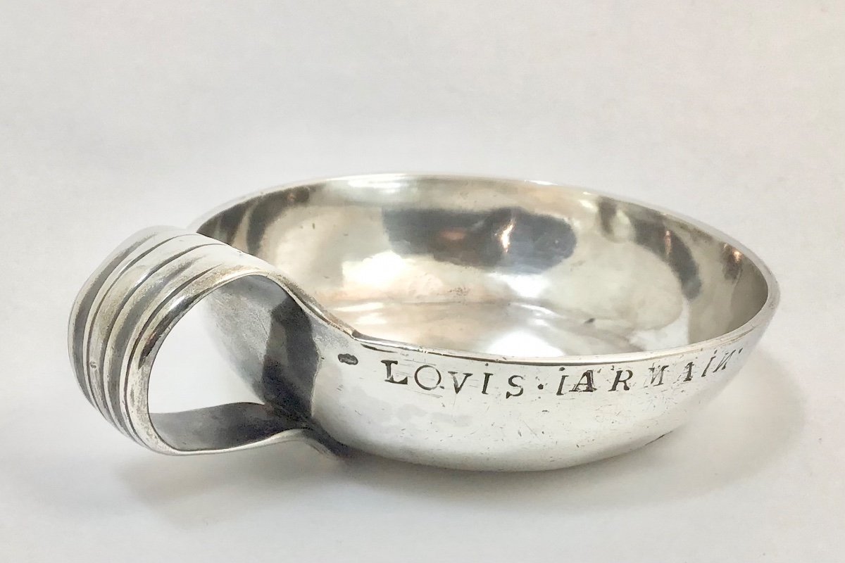 Winetasting Cup, Tours 1754, Sterling Silver-photo-3
