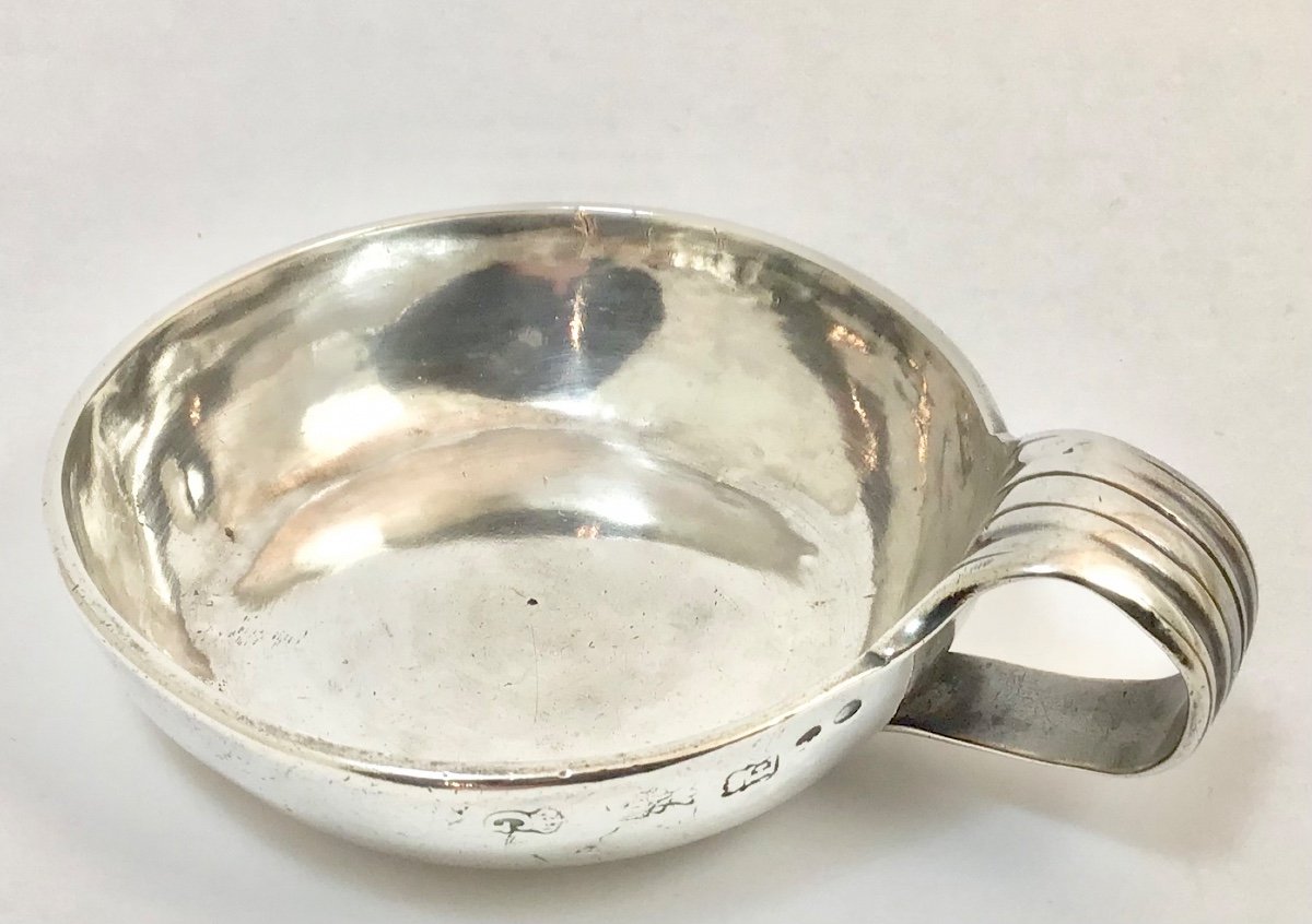 Winetasting Cup, Tours 1754, Sterling Silver-photo-4