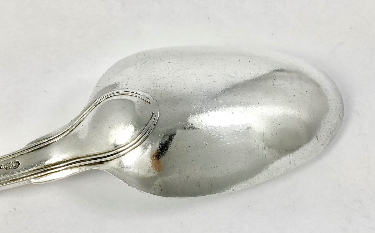 Paris 1752, Stew Spoon, 31 Cm, Sterling Silver-photo-2