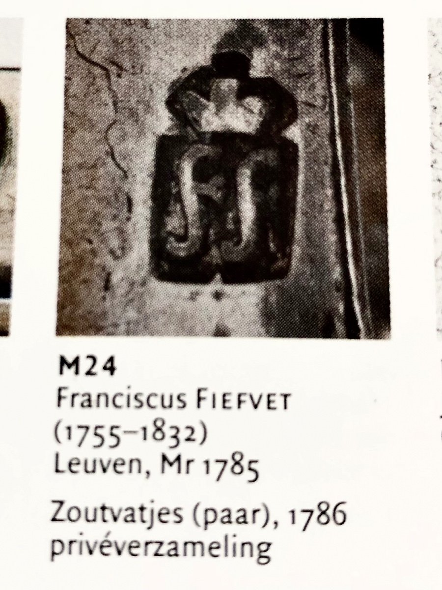 Louvain 1796, Drageoir Louis XVI , Argent Massif. Franciscus Fiefvet-photo-1