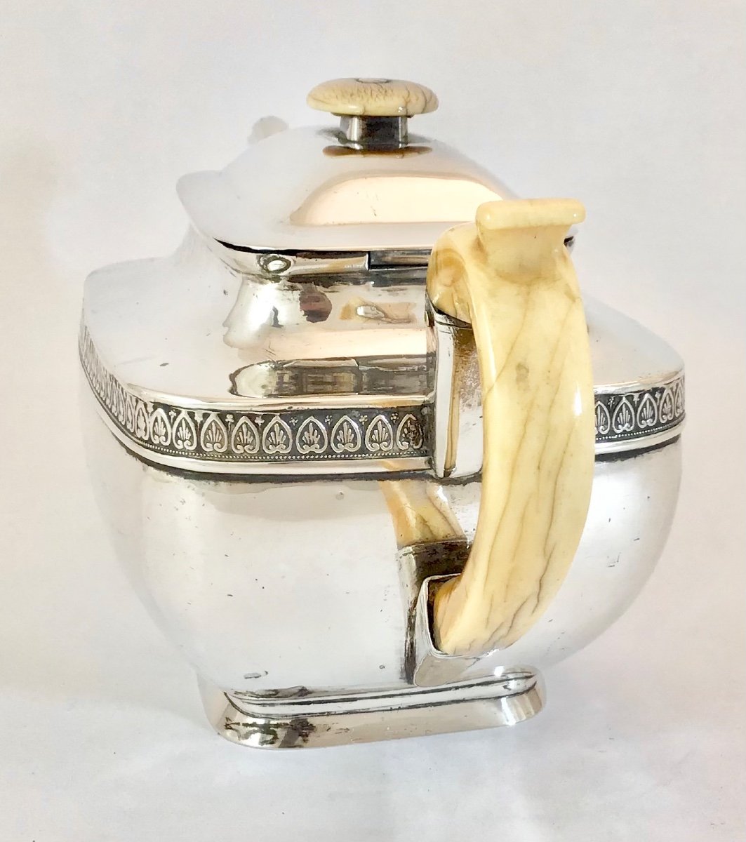 Silver Teapot, Russia 1832, Goldsmith Mt-photo-5