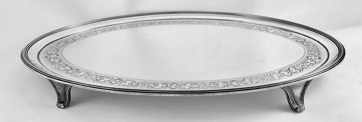 Proantic: London 1794, Large Oval Salver , John Cotton & Thomas Head,