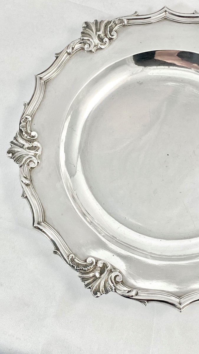 Bruxelles 1760, Paire De Plats Louis XV, Argent Massif. Petrus Ivens-photo-3