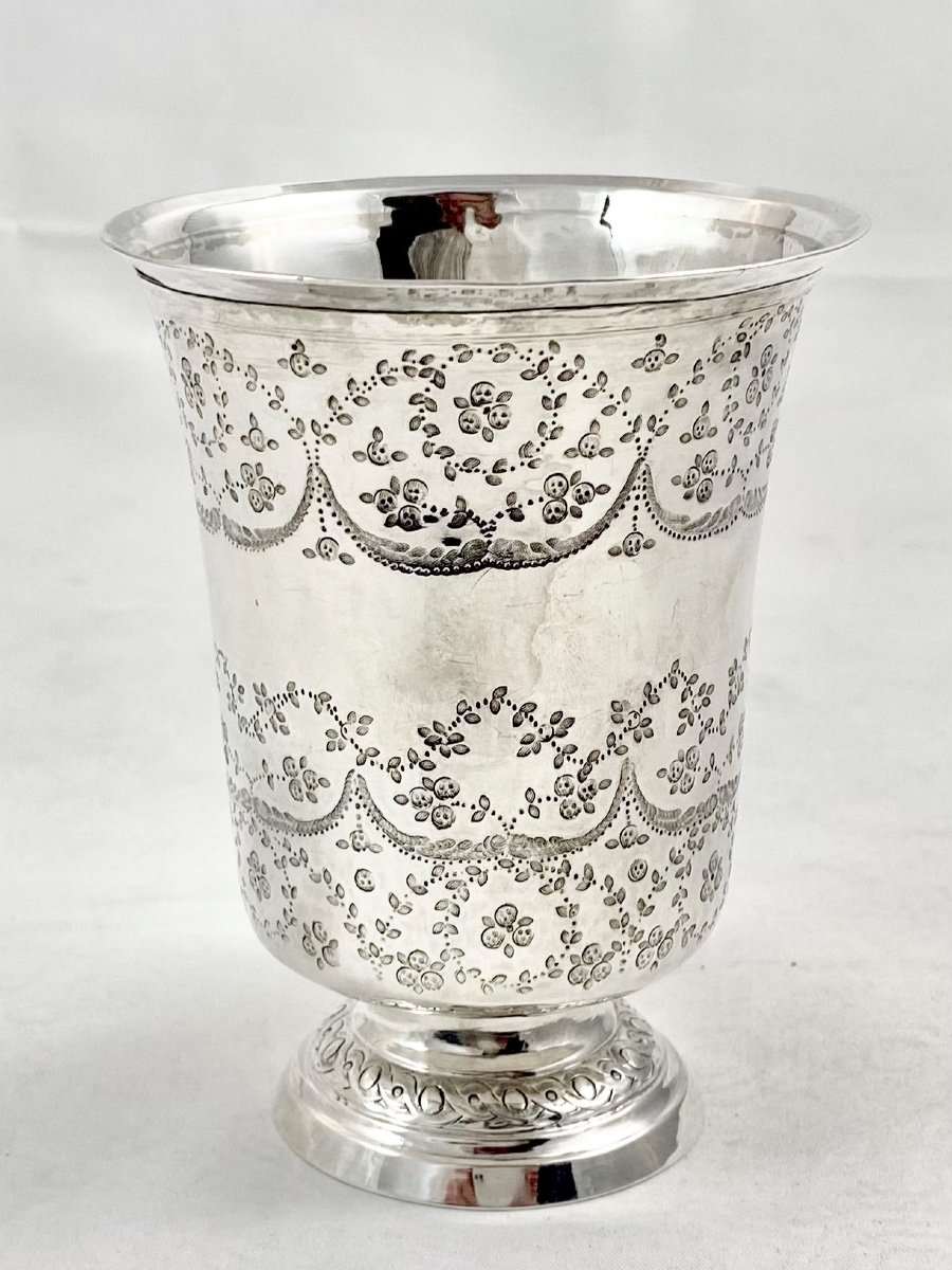 Melun, 1809-1819, Large Beaker  In Sterling Silver,-photo-4