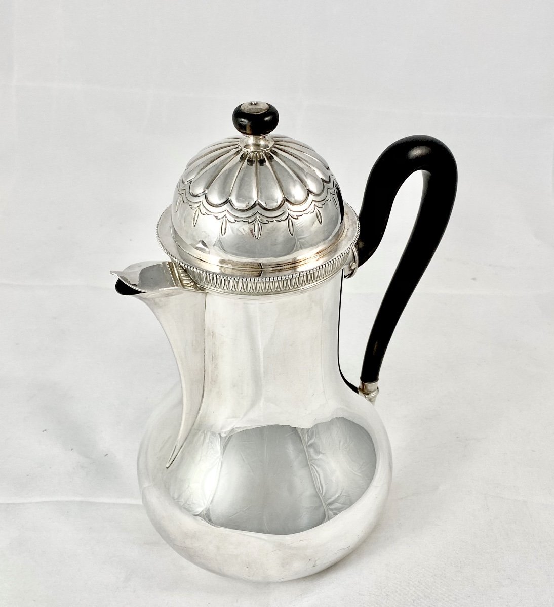 Bruges 1814-1831, Cafetière Marabout En Argent Massif, Carolus De Pape -photo-2