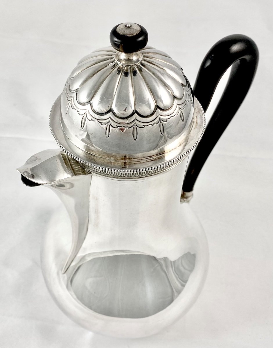 Bruges 1814-1831, Cafetière Marabout En Argent Massif, Carolus De Pape -photo-5