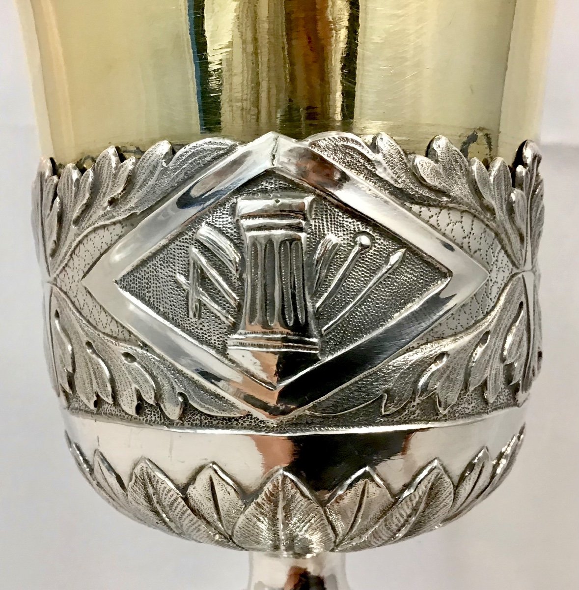 Chalice Louis XVI, Antwerp 1798-1809, Sterling Silver-photo-4