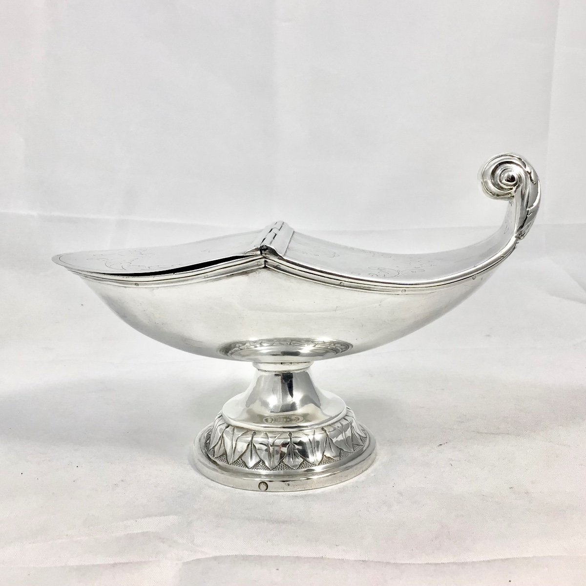 Namur, 1815-1816, Alexandre Joseph Bodart, Incense Ship , Sterling Silver-photo-4