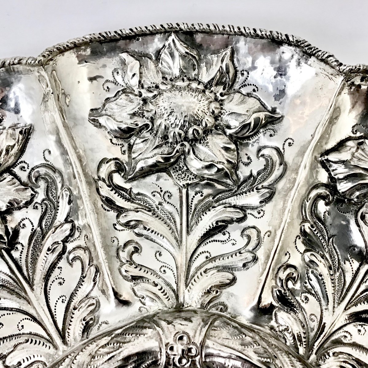 Portugal 1680-1720, Offering Dish, Solid Silver, Ceremonial Tableware -photo-6