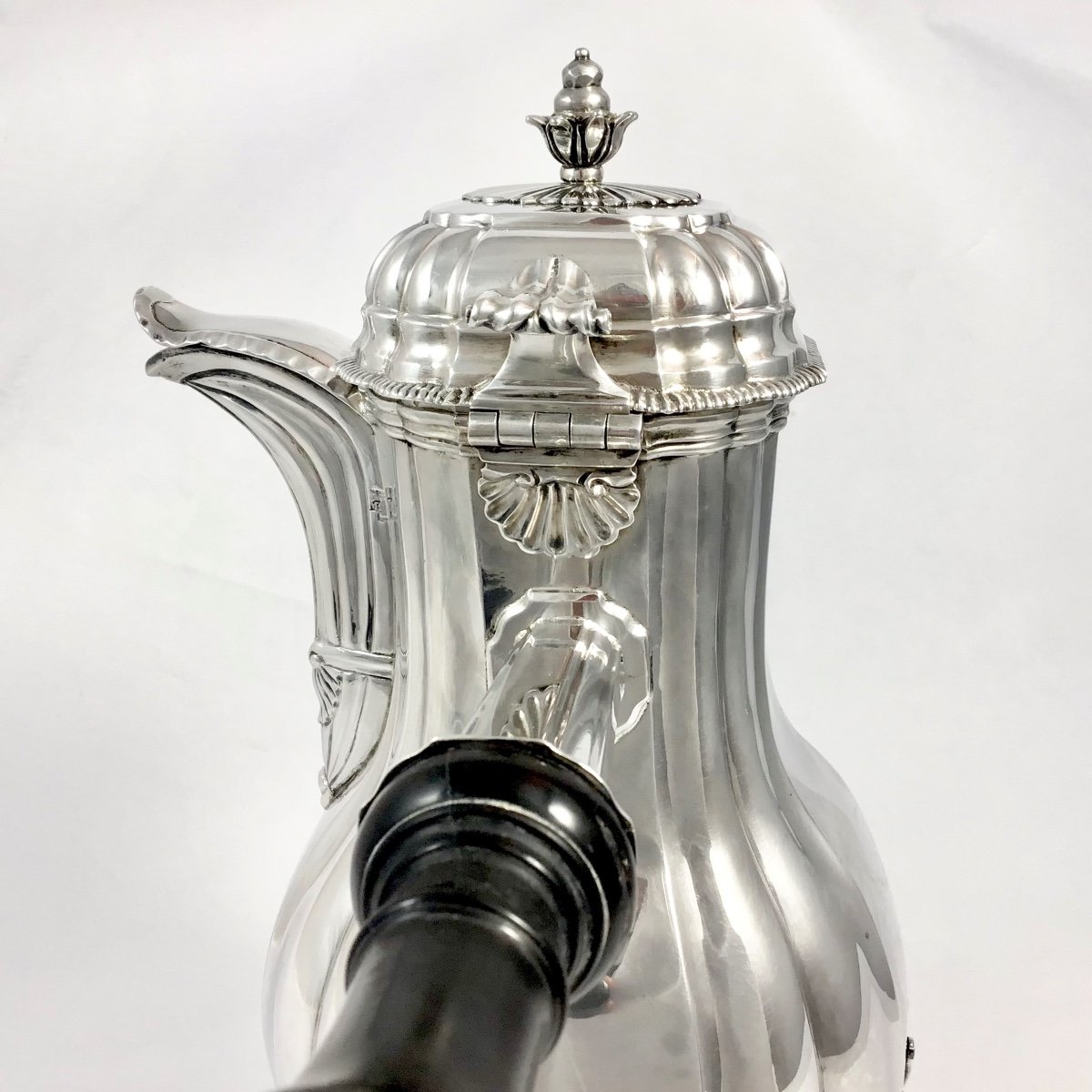 Douai 1757, Grande Cafetière, M.j. Savary, Argent Massif -photo-4