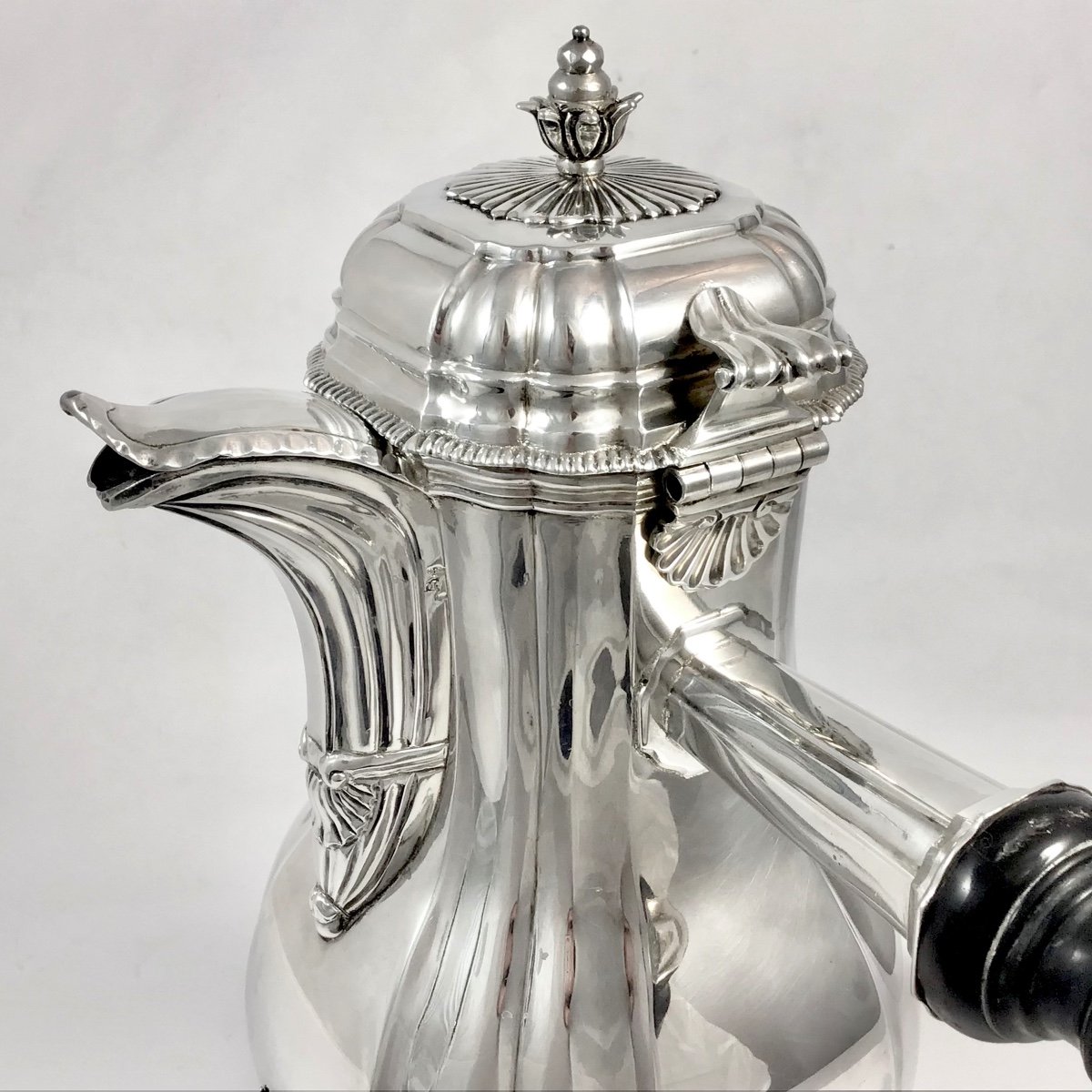 Douai 1757, Grande Cafetière, M.j. Savary, Argent Massif 