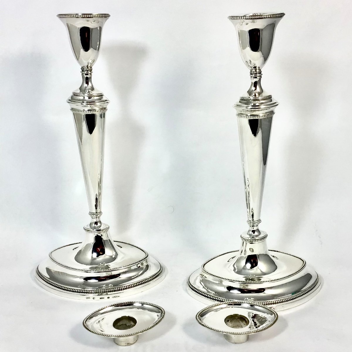 Amsterdam 1806, Pair Of Torches, Jan Buysen, Diemont, Paar Kandelaars -photo-3