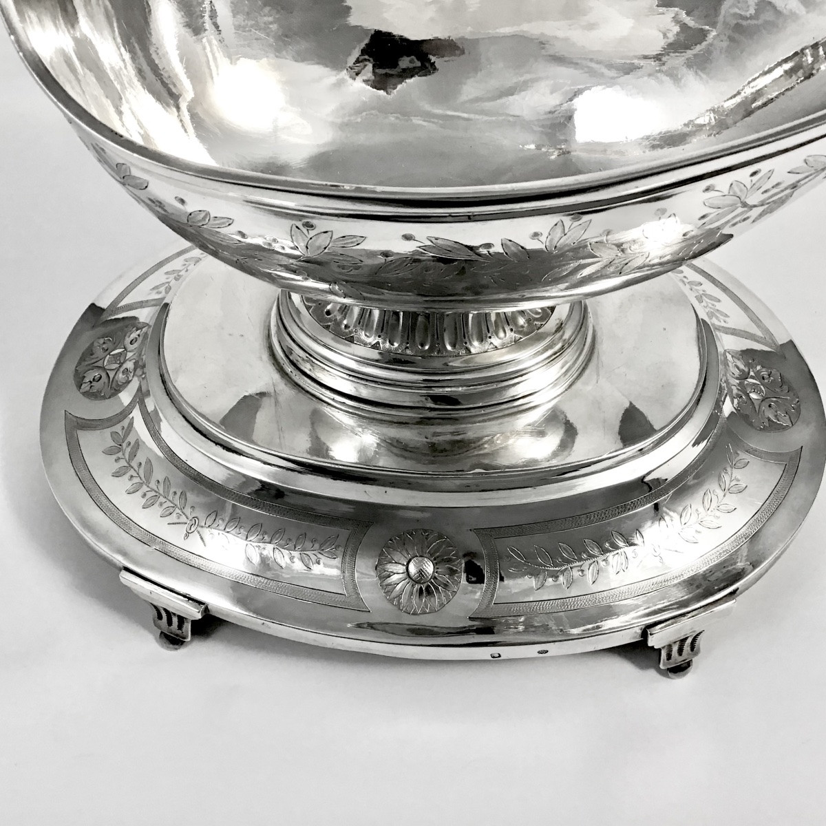 Paris 1789, Saucière Louis XVI , Argent Massif, Claude Nicolas Delaunoy -photo-8