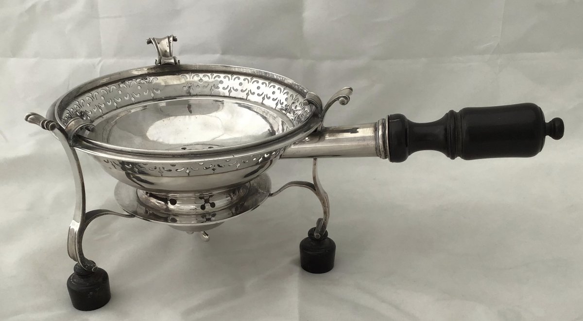 Sterling Silver Brazier , Saint-omer 1788-photo-2