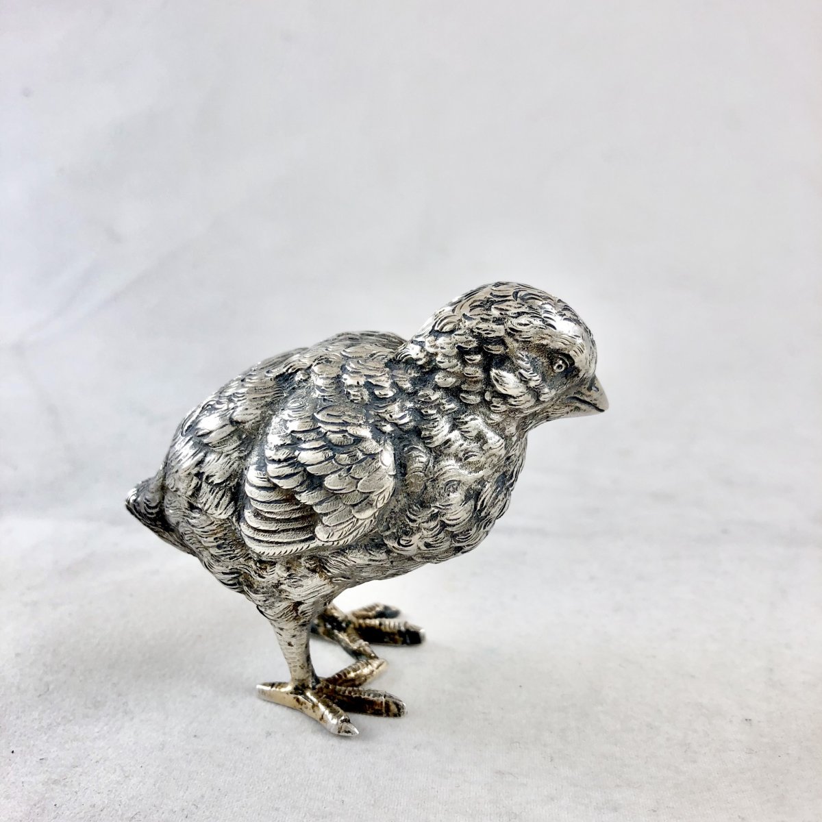 Chick In Sterling Silver, Germany Around 1900