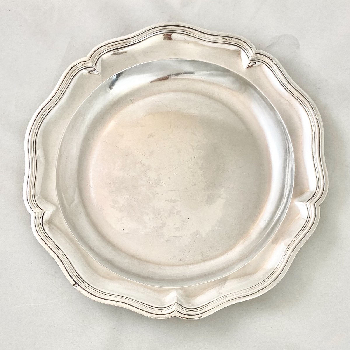 Louis XV Dish, Paris 1770, Sterling Silver-photo-2