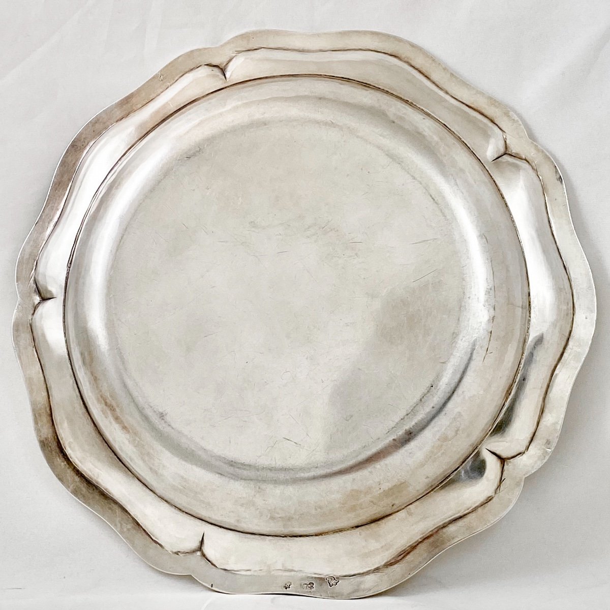 Louis XV Dish, Paris 1770, Sterling Silver-photo-4