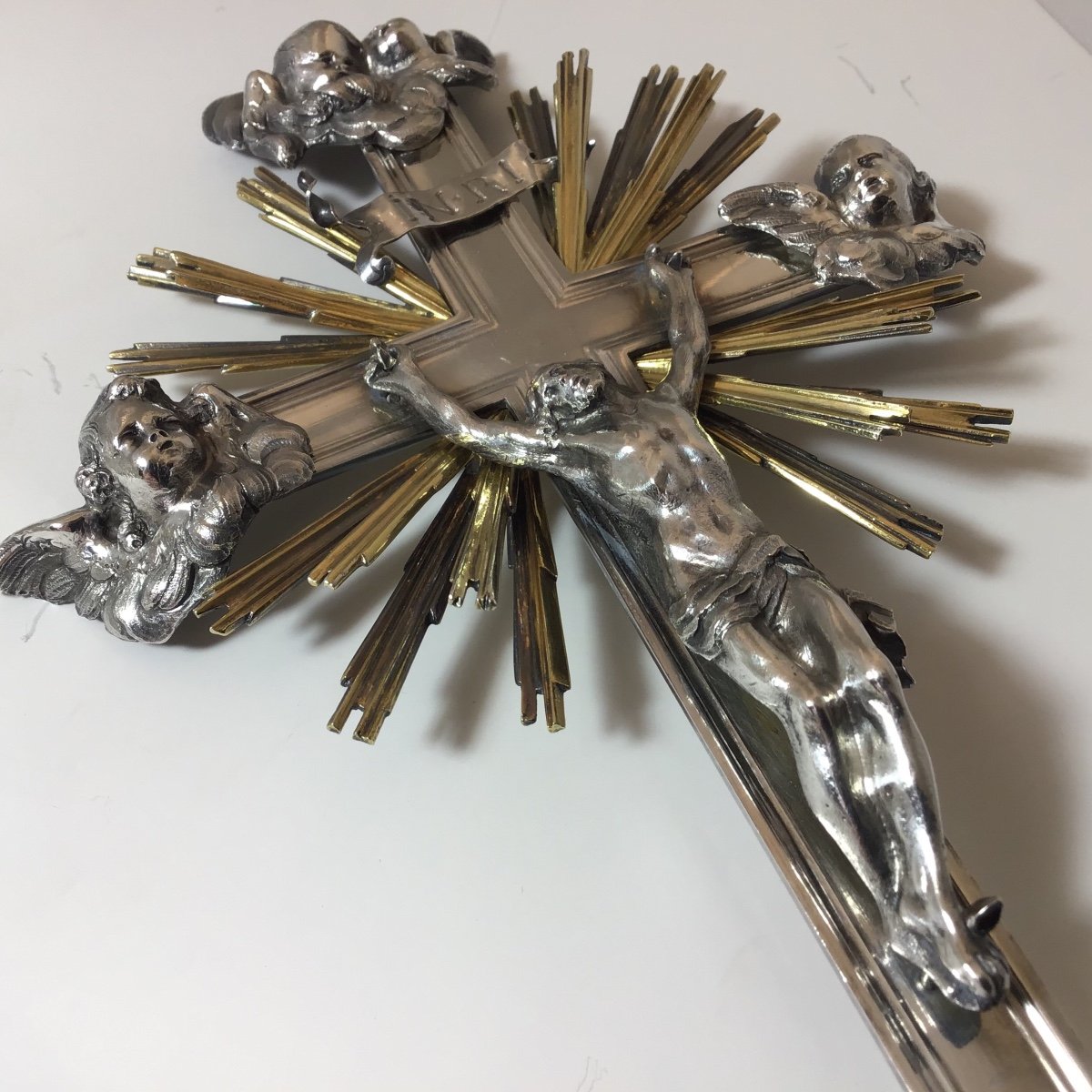 Reliquary Cross, Baroque Period, Sterling Silver ,flanders  1730-40, Vanderghinste Kortrijk-photo-3