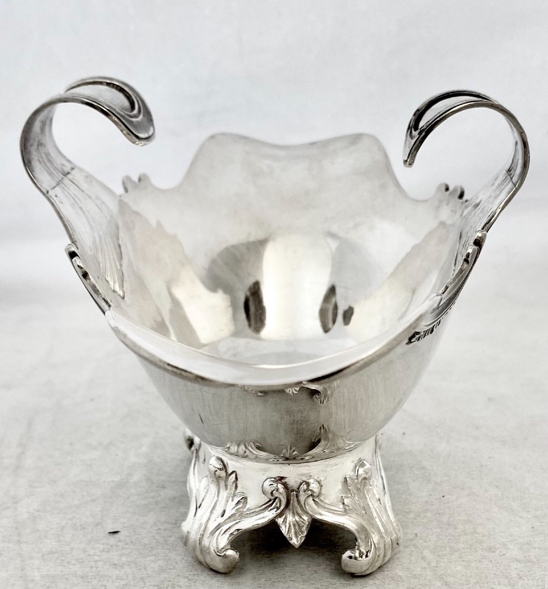 Sauceboat Louis XV, Mons 1782, Sterling Silver-photo-4