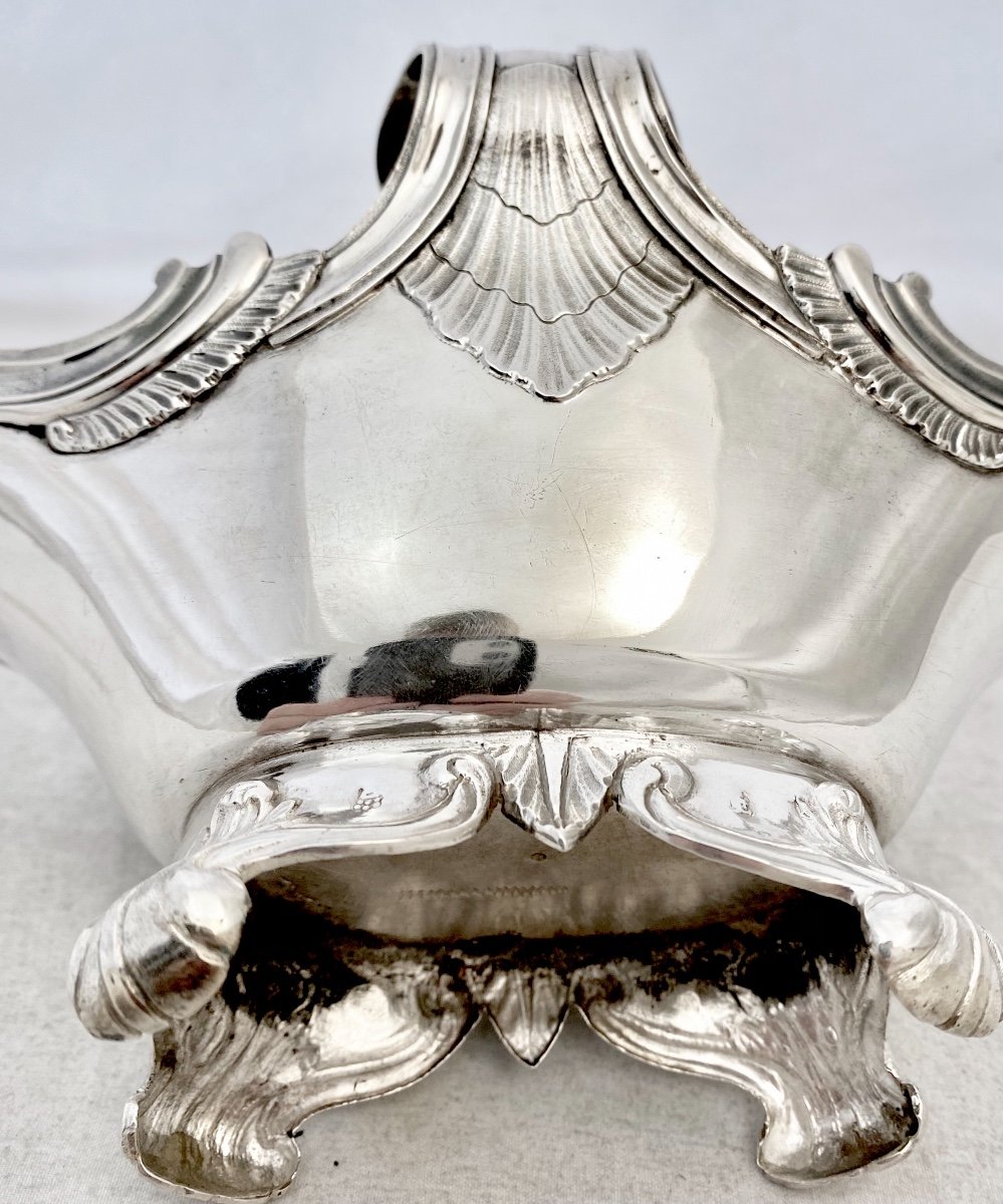 Sauceboat Louis XV, Mons 1782, Sterling Silver-photo-5