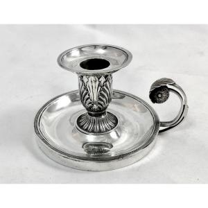 France 1798-1809, Sterling Silver, Empire Period Chamberstick