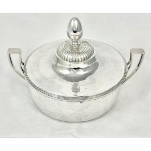 Paris 1809-19, Vegetable Dish In Sterling Silver, Gabriel-jaques-andré Bompart