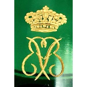 Cadeau Royal, Vase Offert Par Le Roi Baudouin De Belgique, Cristal Du Val St.-lambert