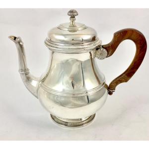 Puiforcat, Sterling  Silver, Large Louis XIV Style Teapot