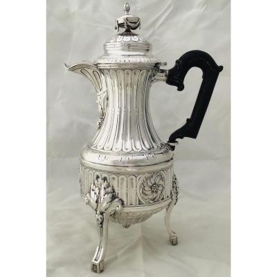 Tall Coffeepot In Sterling Silver, Mons 1792