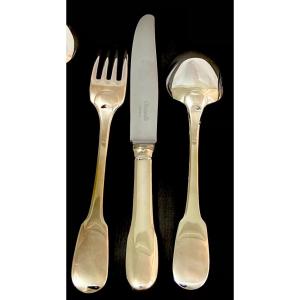 Canteen Of Cutlery ,  Cluny, Christofle, 126 Pieces, Complete For 12