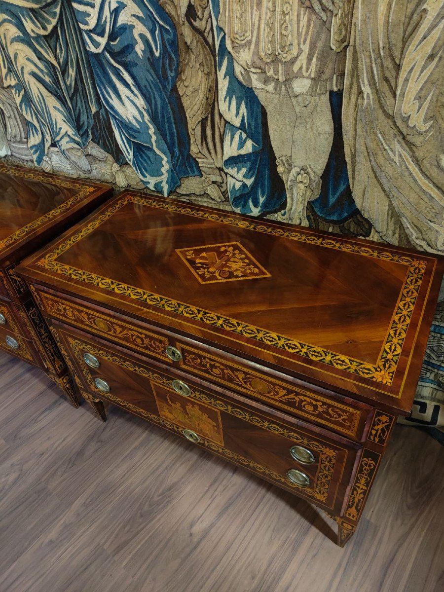 Beautiful Pair Of Louis XVI Chests Of Drawers -photo-2