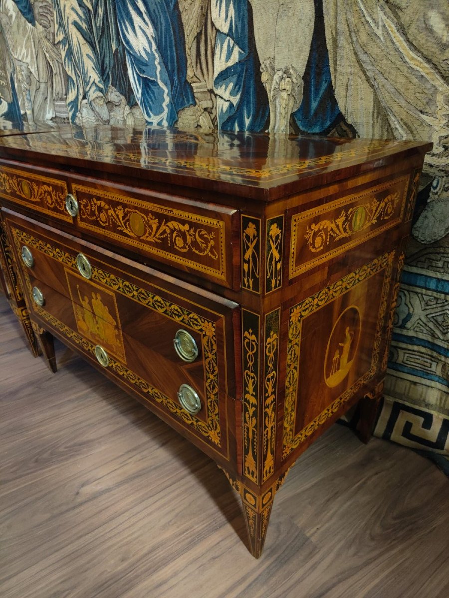 Beautiful Pair Of Louis XVI Chests Of Drawers -photo-3